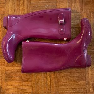 Hunter tall rain boots